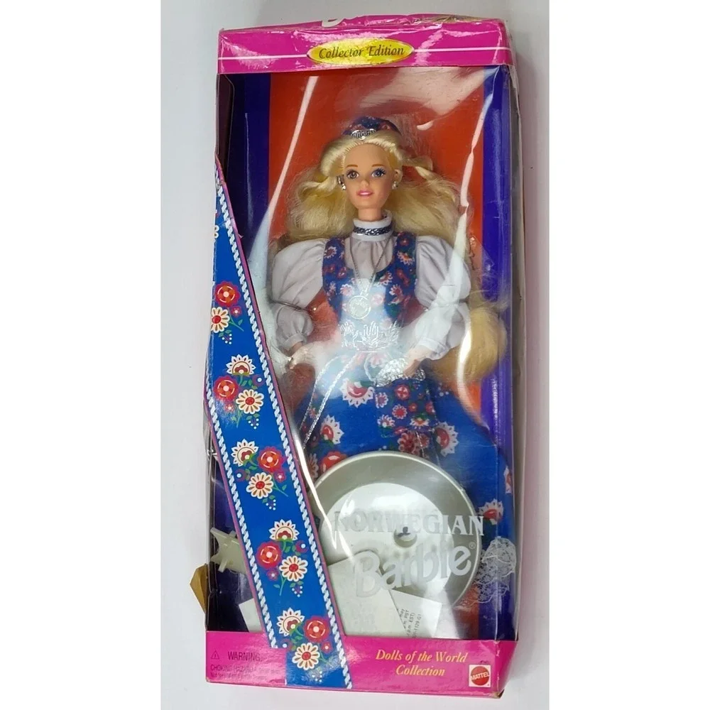 Barbie Norwegian‎ Dolls of World 1995 Mattel Vintage Some Changed B31.5GA1057